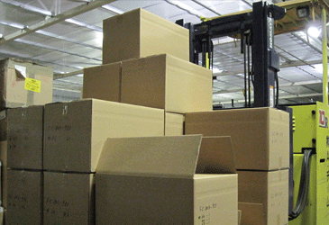 出荷の様子(ハンガー)